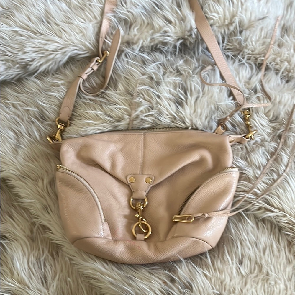 Rebecca Minkoff light blush color Leather Crossbody Bag